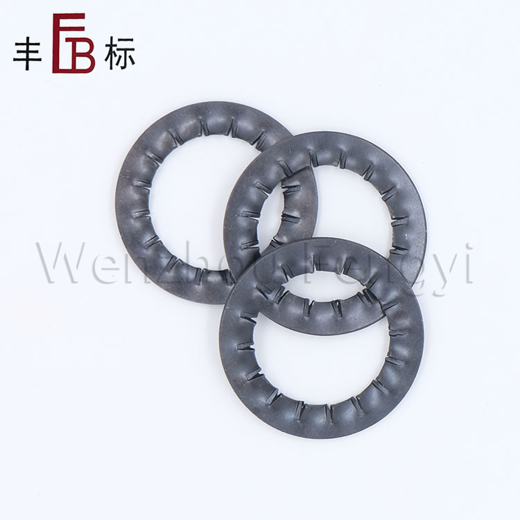 DIN 6798J Black Internal Serrated Lock Washers