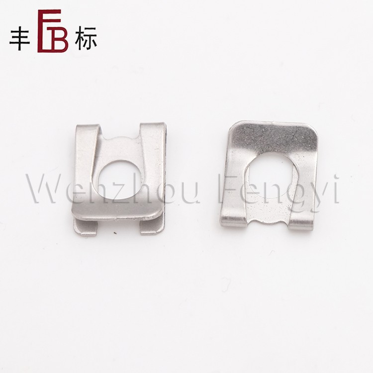 White Zinc DK Type Retaining Clips